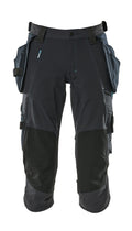 MASCOT® ADVANCED 17049-311 – Pantalones ¾ con bolsillos colgantes - azul marino oscuro