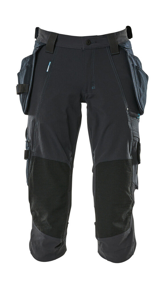MASCOT® ADVANCED 17049-311 – Pantalones ¾ con bolsillos colgantes - azul marino oscuro