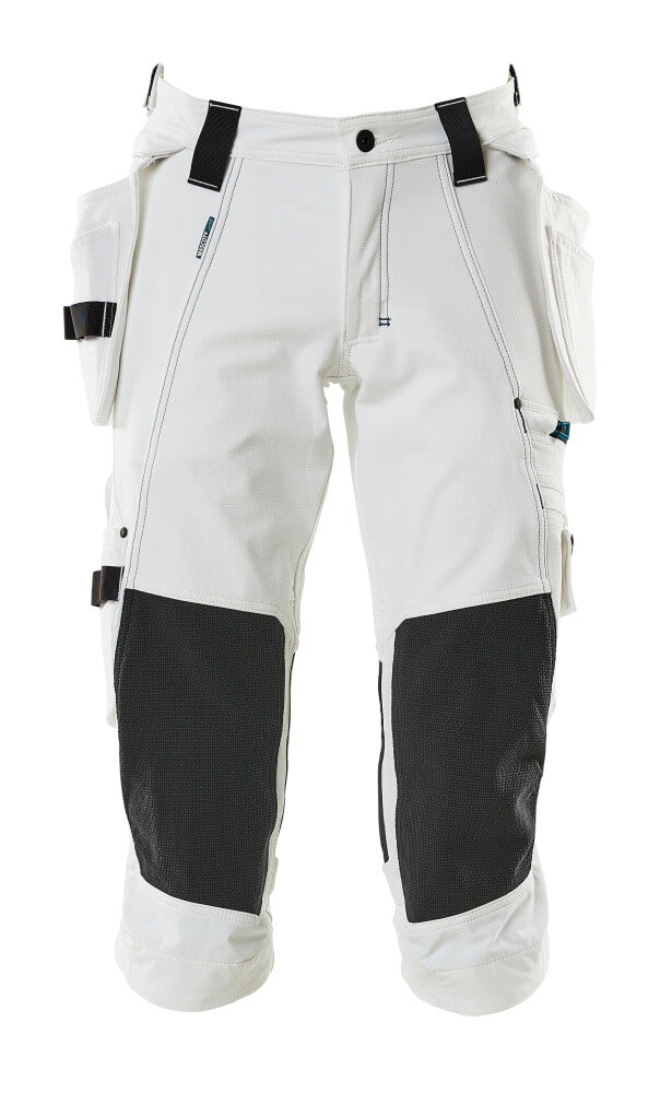 MASCOT® ADVANCED 17049-311 – Pantalones ¾ con bolsillos colgantes - blanco