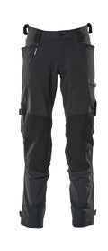 MASCOT® ADVANCED 17079-311 – Pantalones con bolsillos para rodilleras - azul marino oscuro