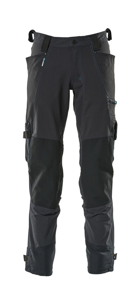 MASCOT® ADVANCED 17079-311 – Pantalones con bolsillos para rodilleras - azul marino oscuro