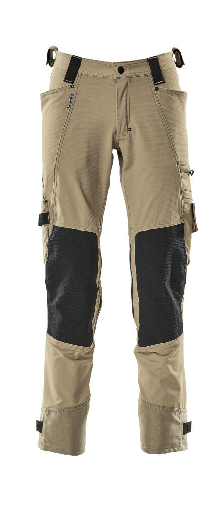 MASCOT® ADVANCED 17079-311 – Pantalones con bolsillos para rodilleras - caqui claro
