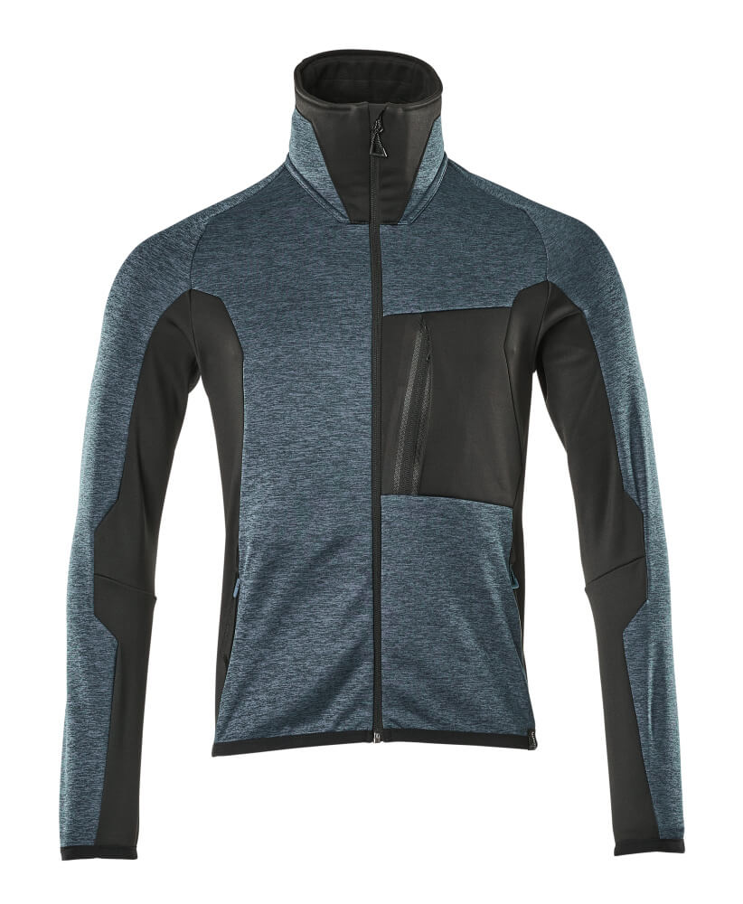 MASCOT® ADVANCED 17103-316 – Jersey polar con cremallera - petróleo oscuro/negro