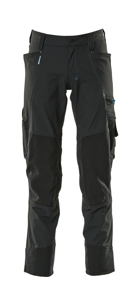 MASCOT® ADVANCED 17179-311 – Pantalones con bolsillos para rodilleras - negro
