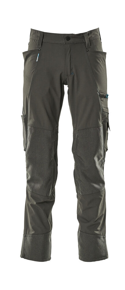 MASCOT® ADVANCED 17179-311 – Pantalones con bolsillos para rodilleras - antracita oscuro