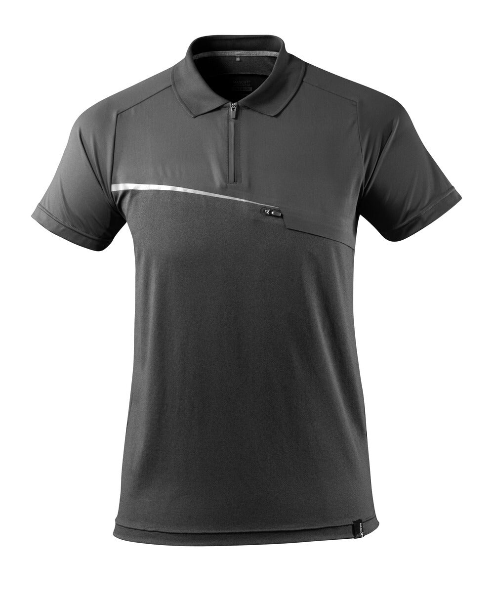 MASCOT® ADVANCED 17283-945 – Polo con bolsillo en el pecho - antracita oscuro