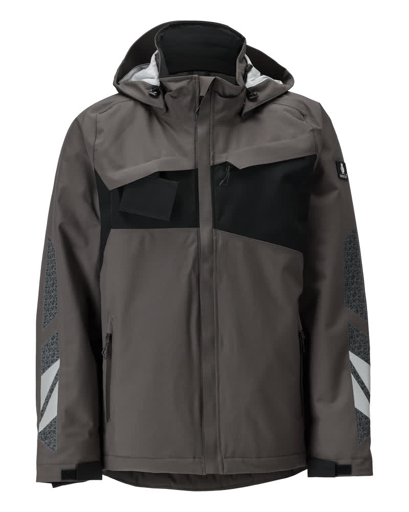 MASCOT® ACCELERATE 18035-249 – Chaqueta de invierno - antracita oscuro/negro