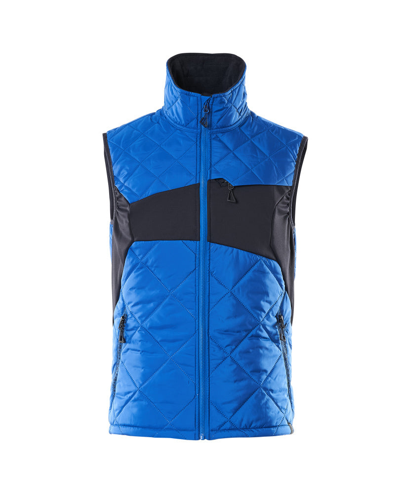 MASCOT® ACCELERATE 18065-318 – Chaleco térmico - azul celeste/azul marino oscuro