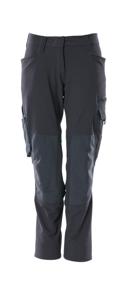 MASCOT® ACCELERATE 18078-511 – Pantalones con bolsillos para rodilleras - azul marino oscuro
