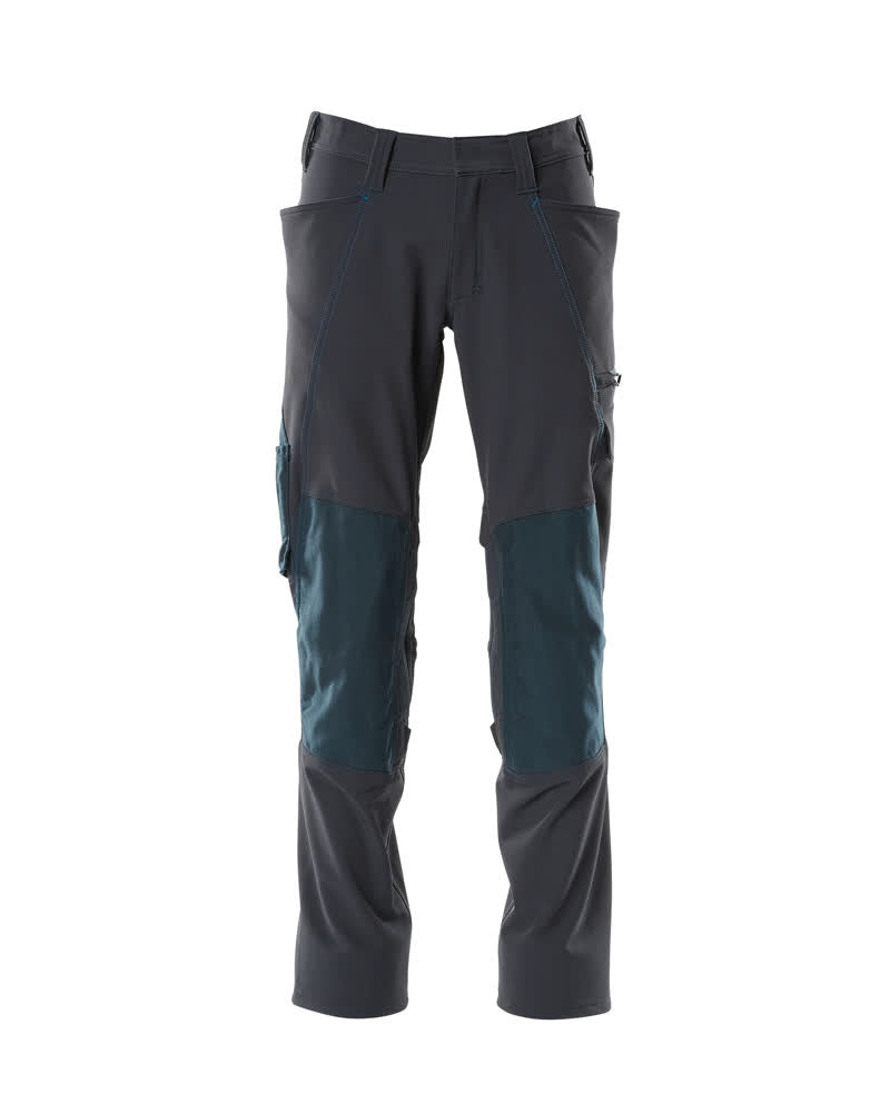 MASCOT® ACCELERATE 18079-511 – Pantalones con bolsillos para rodilleras - azul marino oscuro
