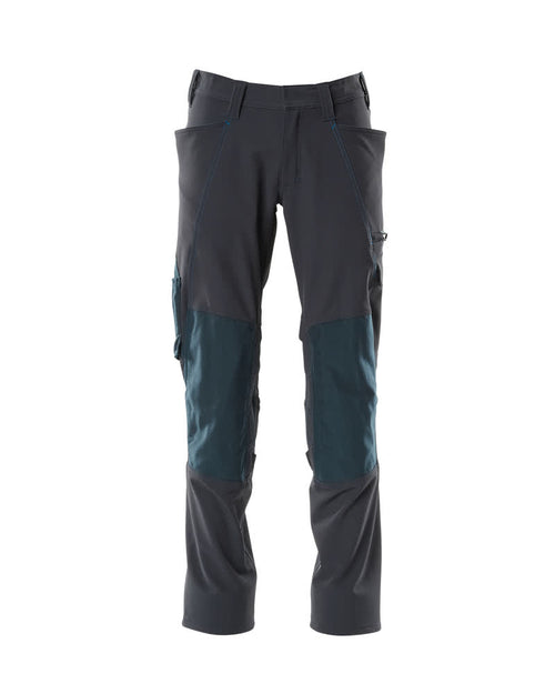 MASCOT® ACCELERATE 18079-511 – Pantalones con bolsillos para rodilleras - azul marino oscuro