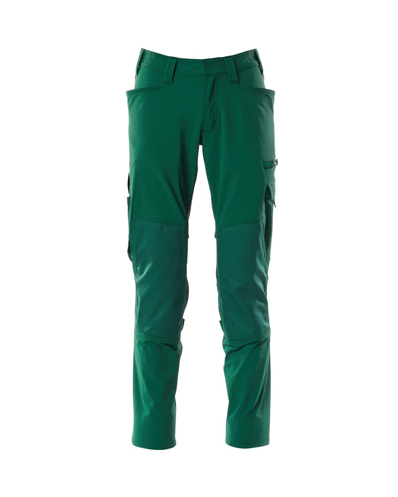 MASCOT® ACCELERATE 18079-511 – Pantalones con bolsillos para rodilleras - verde