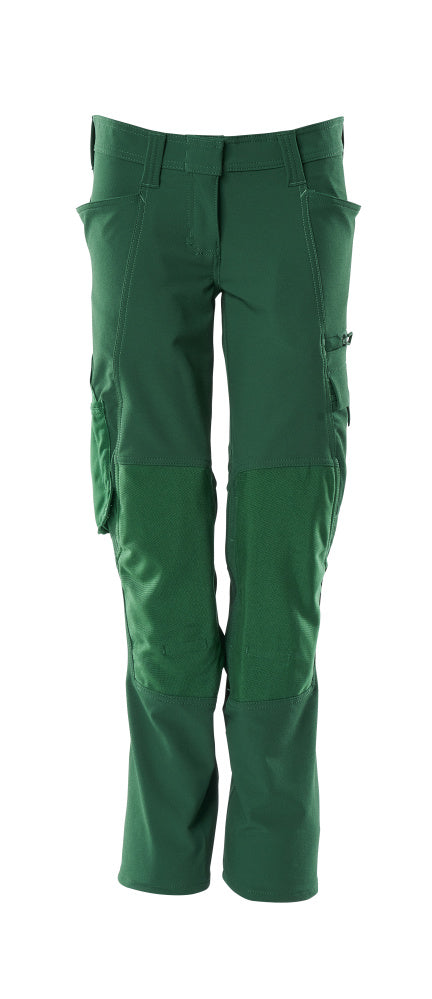 MASCOT® ACCELERATE 18088-511 – Pantalones con bolsillos para rodilleras - verde