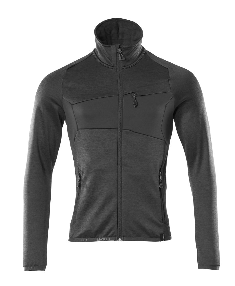 MASCOT® ACCELERATE 18103-316 – Jersey polar con cremallera - negro