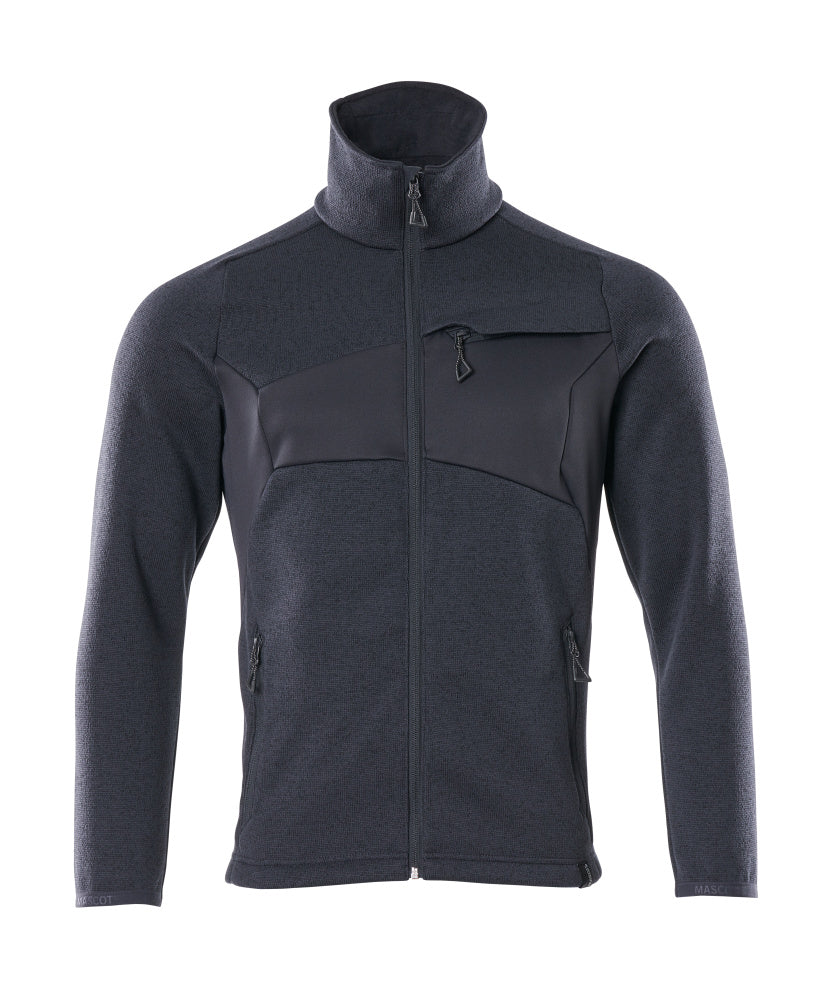 MASCOT® ACCELERATE 18105-951 – Jersey de punto con cremallera - azul marino oscuro