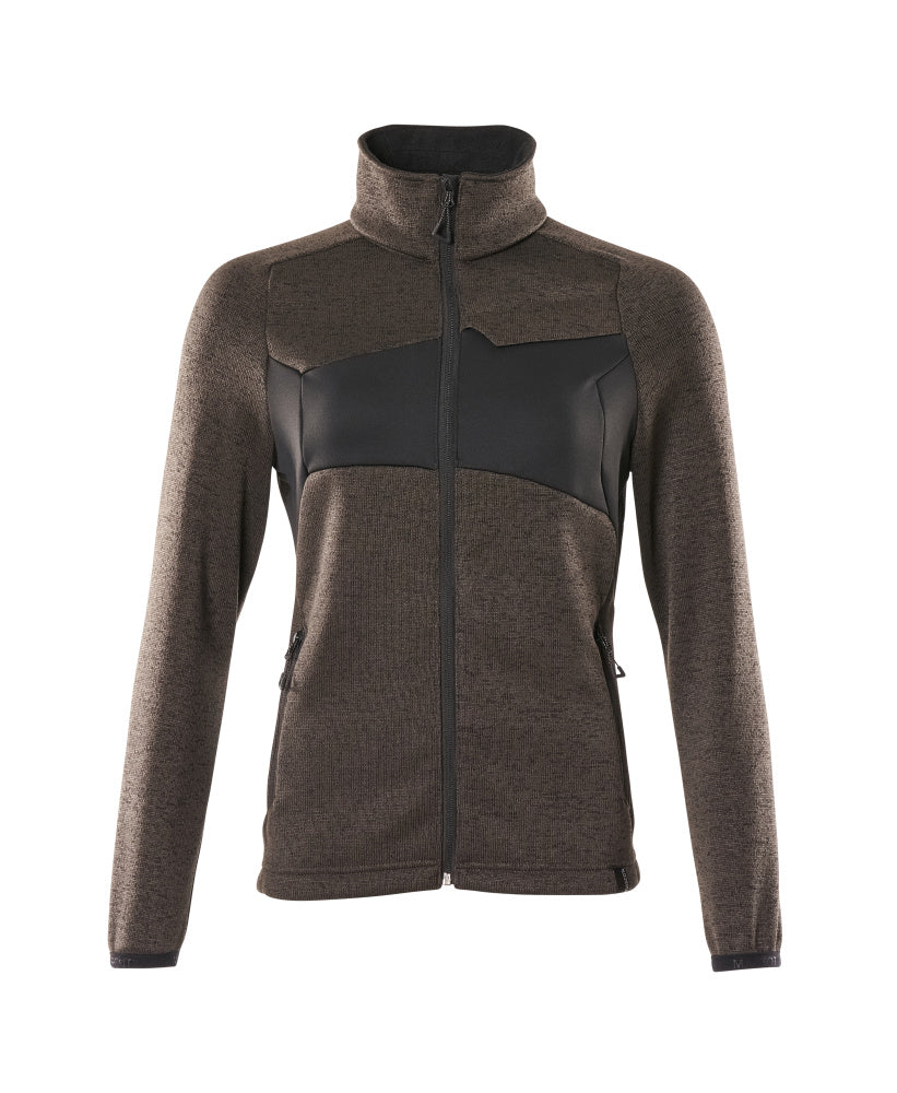 MASCOT® ACCELERATE 18155-951 – Jersey de punto con cremallera - antracita oscuro/negro
