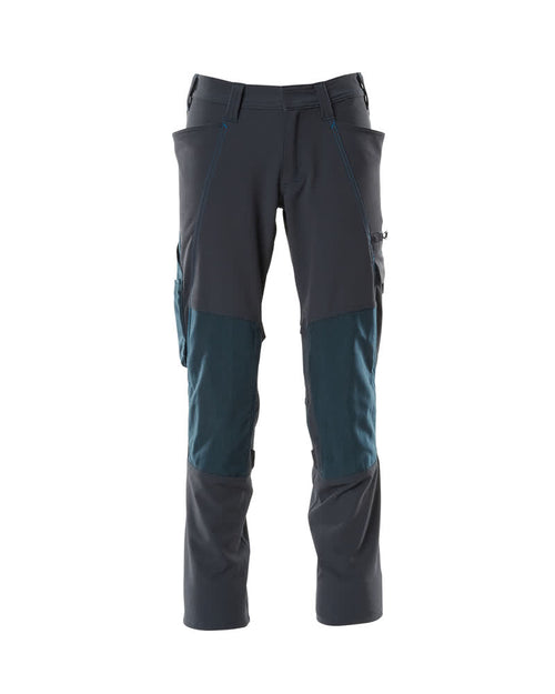 MASCOT® ACCELERATE 18179-511 – Pantalones con bolsillos para rodilleras - azul marino oscuro