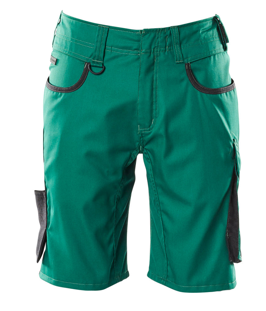 MASCOT® UNIQUE 18349-230 – Pantalones cortos - verde/negro