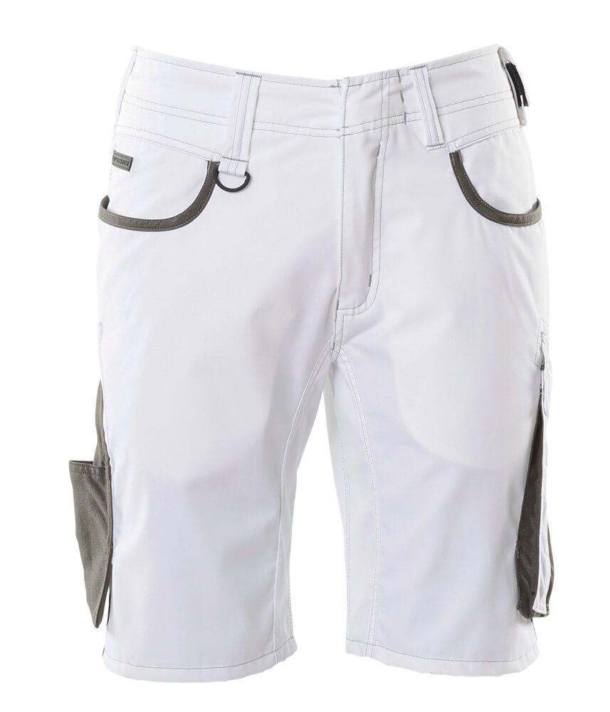 MASCOT® UNIQUE 18349-230 – Pantalones cortos - blanco/antracita oscuro