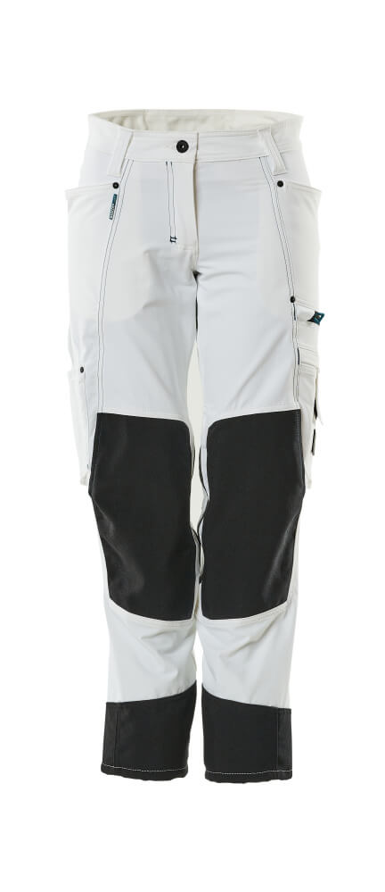 MASCOT® ADVANCED 18378-311 – Pantalones con bolsillos para rodilleras - blanco