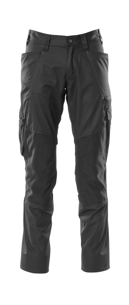 MASCOT® ACCELERATE 18379-230 – Pantalones con bolsillos para rodilleras - negro