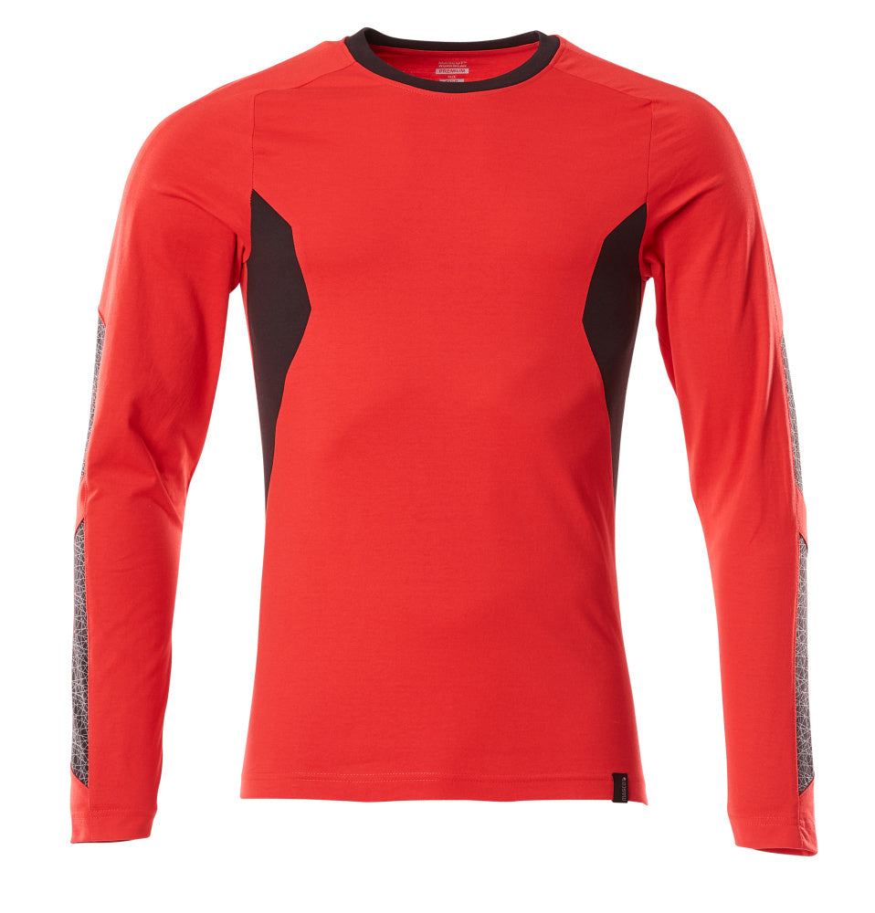 MASCOT® ACCELERATE 18381-959 – Camiseta, manga larga - rojo tráfico/negro