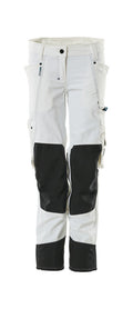 MASCOT® ADVANCED 18388-311 – Pantalones con bolsillos para rodilleras - blanco