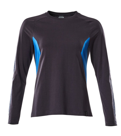 MASCOT® ACCELERATE 18391-959 – Camiseta, manga larga - azul marino oscuro/azul celeste