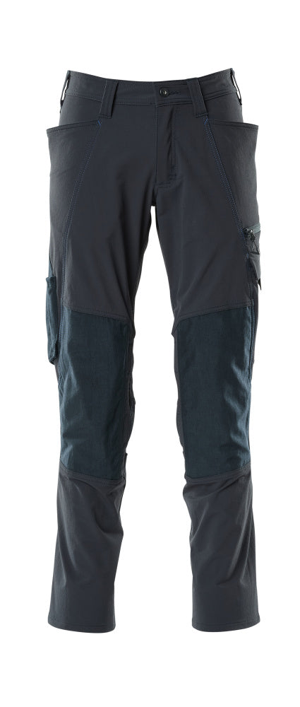 MASCOT® ACCELERATE 18479-311 – Pantalones con bolsillos para rodilleras - azul marino oscuro