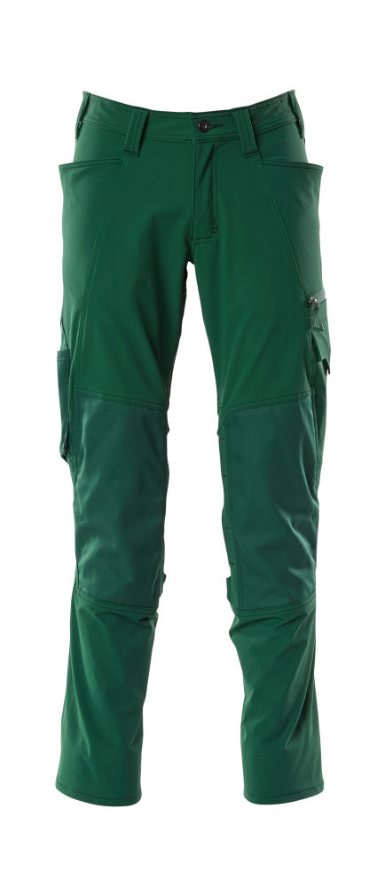 MASCOT® ACCELERATE 18479-311 – Pantalones con bolsillos para rodilleras - verde