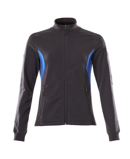 MASCOT® ACCELERATE 18494-962 – Sudadera con cremallera - azul marino oscuro/azul celeste