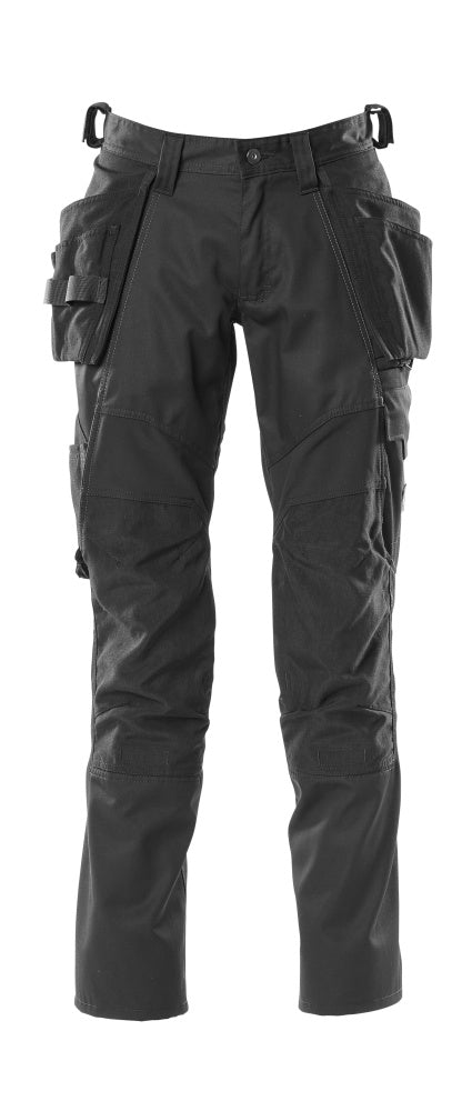 MASCOT® ACCELERATE 18531-442 – Pantalones con bolsillos colgantes - negro