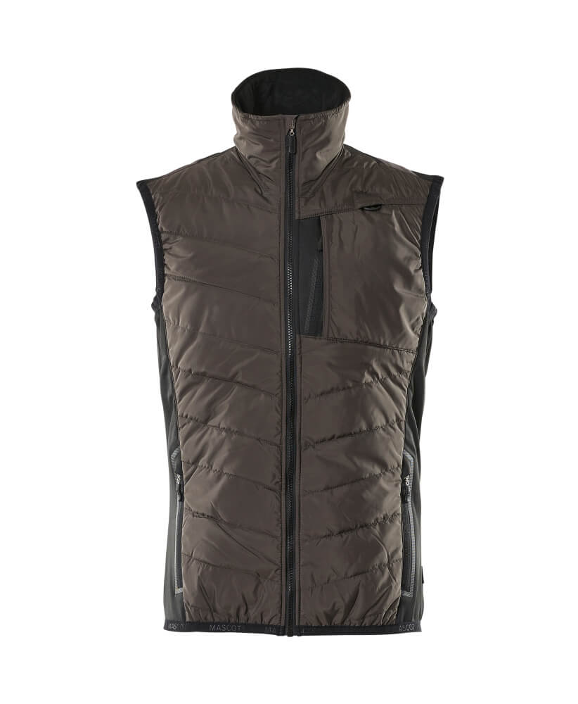MASCOT® UNIQUE 18665-318 – Chaleco térmico - antracita oscuro/negro