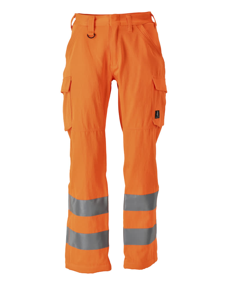 MASCOT® SAFE LIGHT 18879-860 – Pantalones con bolsillos de muslo - naranja de alta vis.
