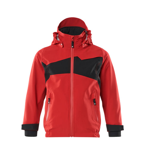 MASCOT® ACCELERATE 18901-249 – Chaqueta con forro exterior para niños - rojo tráfico/negro