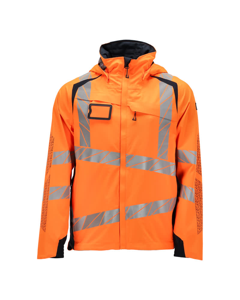 MASCOT® ACCELERATE SAFE 19001-449 – Chaqueta con forro exterior - naranja de alta vis./azul marino oscuro
