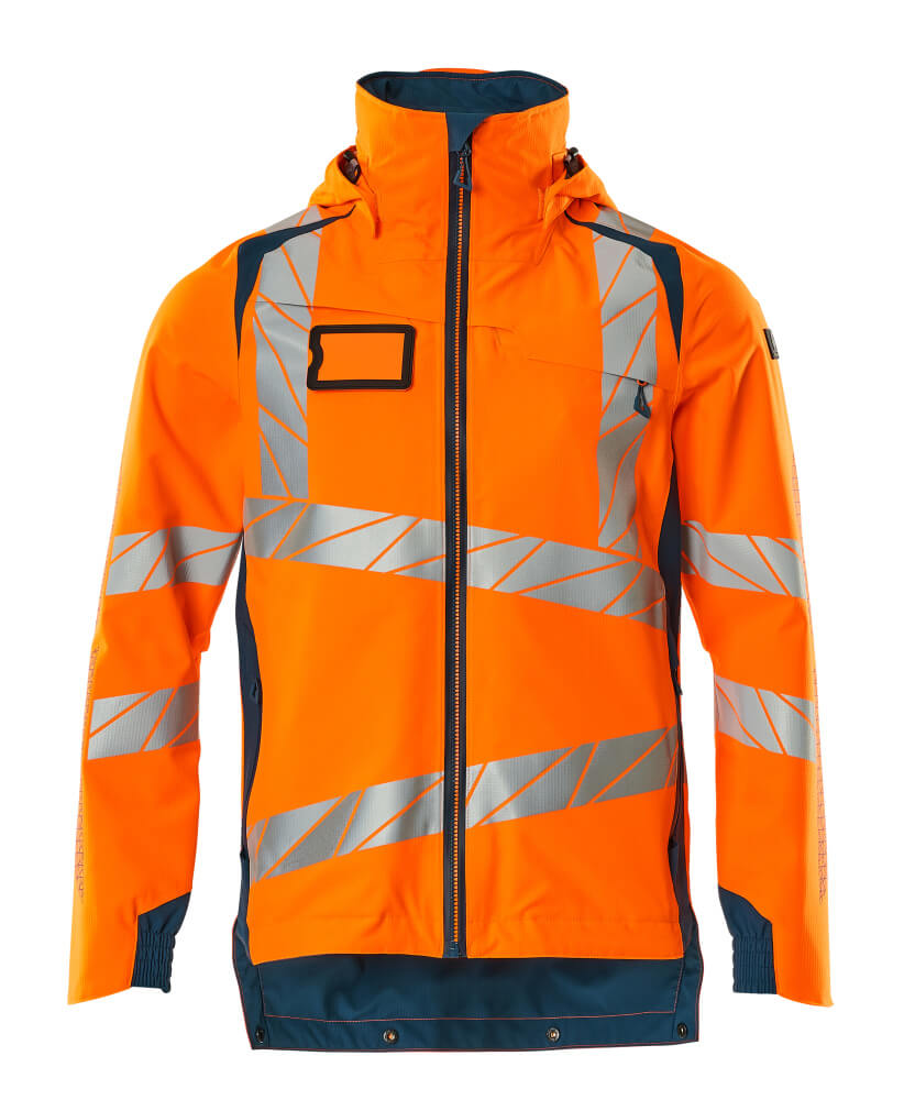 MASCOT® ACCELERATE SAFE 19001-449 – Chaqueta con forro exterior - naranja de alta vis./petróleo oscuro