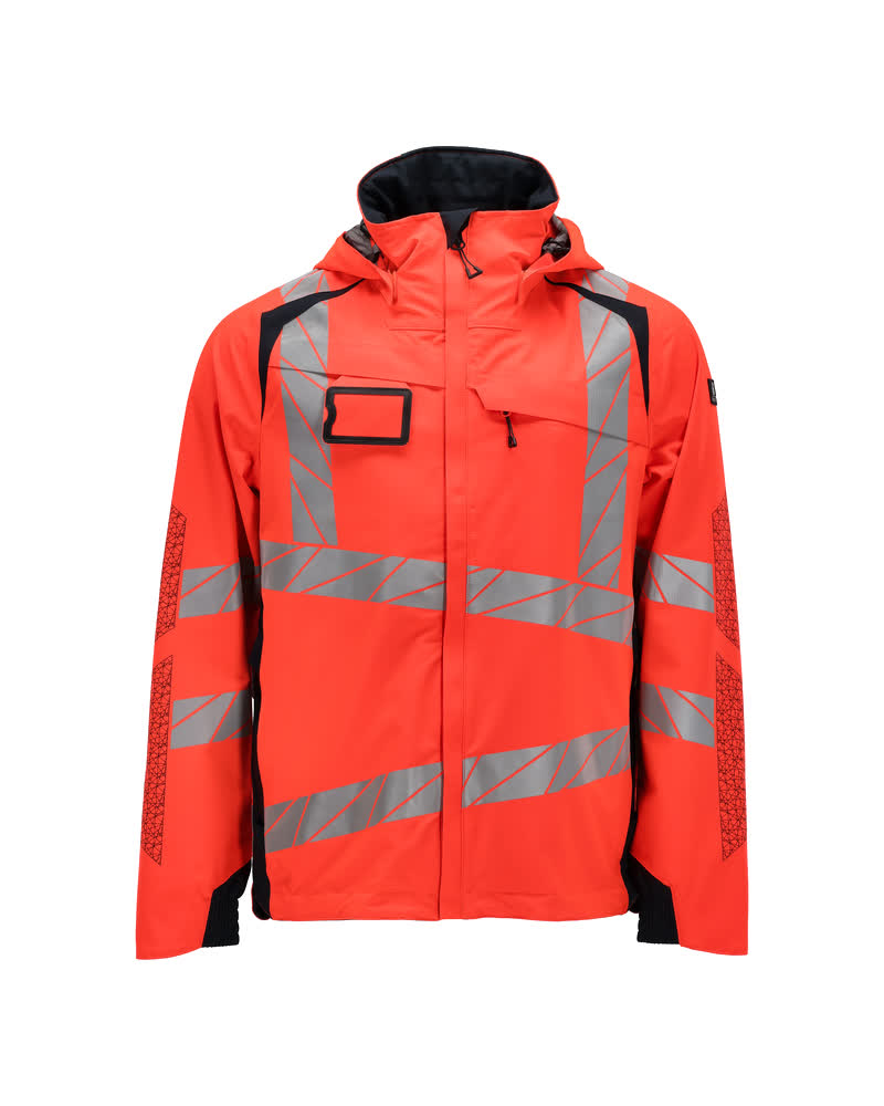 MASCOT® ACCELERATE SAFE 19001-449 – Chaqueta con forro exterior - rojo de alta vis./azul marino oscuro