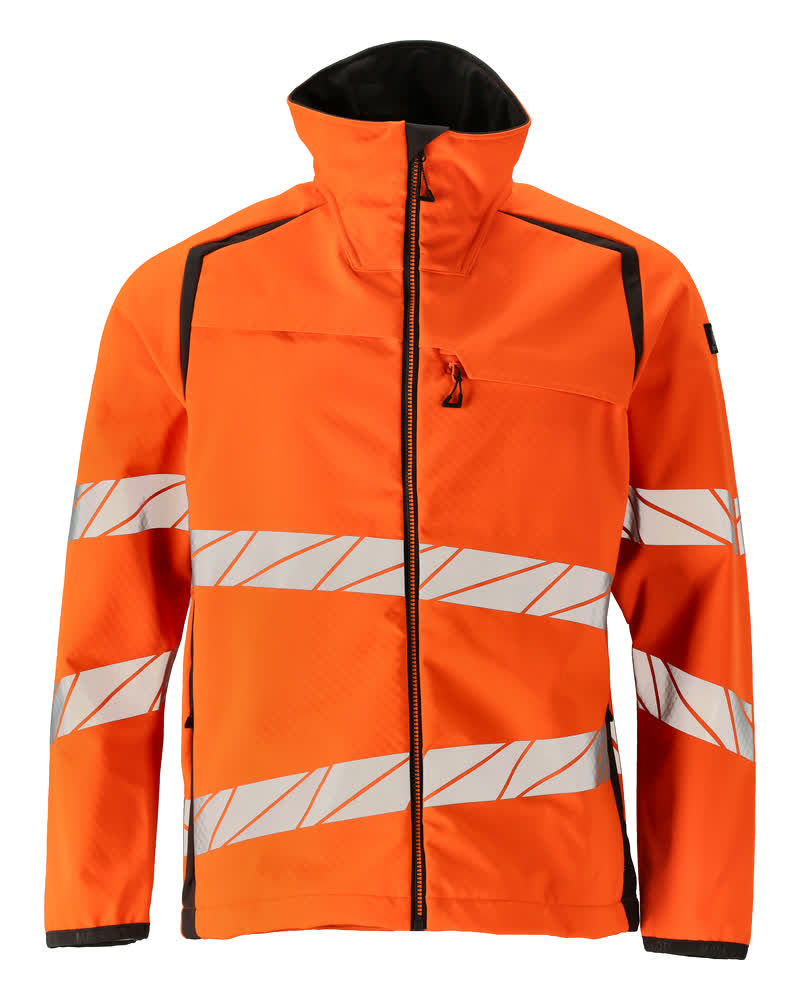 MASCOT® ACCELERATE SAFE 19002-143 – Chaqueta Softshell - naranja de alta vis./antracita oscuro