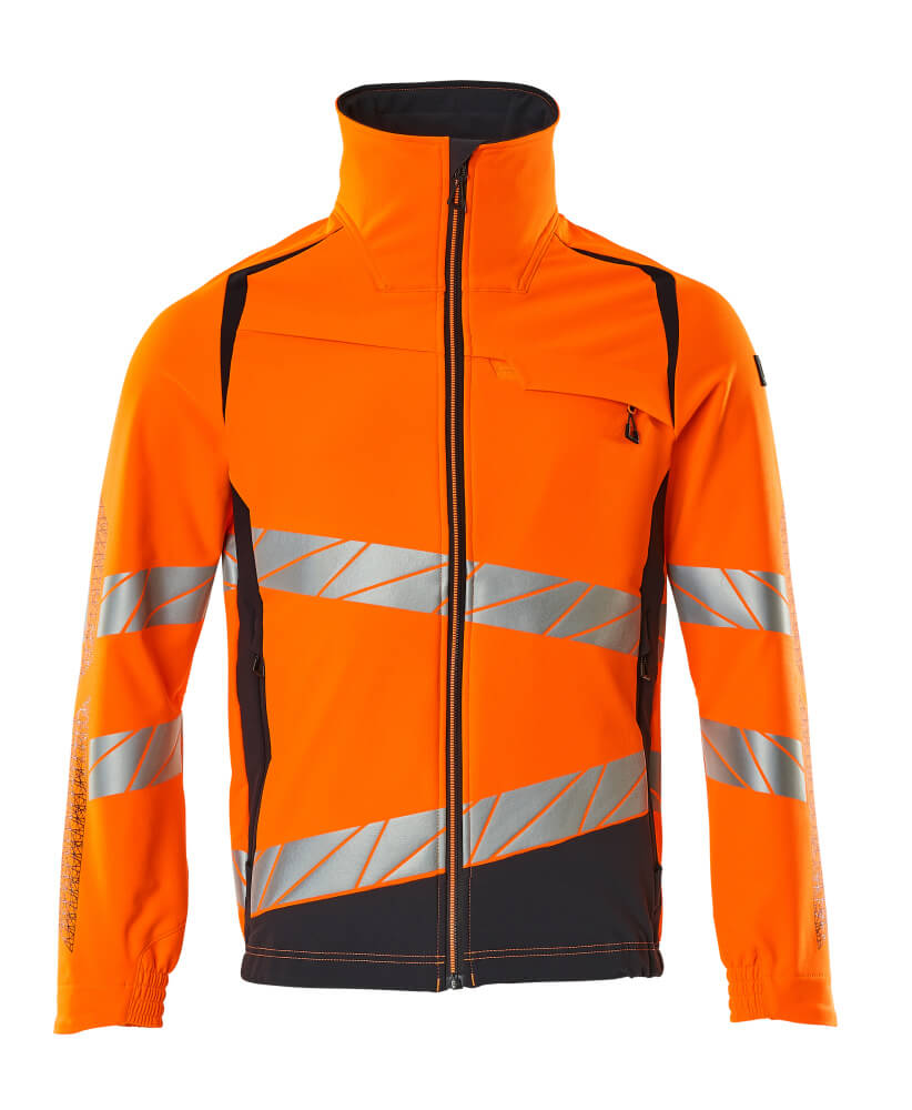 MASCOT® ACCELERATE SAFE 19009-511 – Chaqueta - naranja de alta vis./azul marino oscuro
