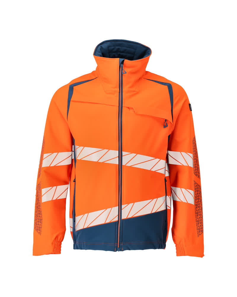 MASCOT® ACCELERATE SAFE 19009-511 – Chaqueta - naranja de alta vis./petróleo oscuro