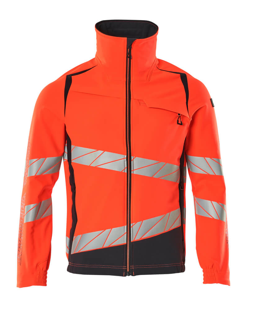 MASCOT® ACCELERATE SAFE 19009-511 – Chaqueta - rojo de alta vis./azul marino oscuro