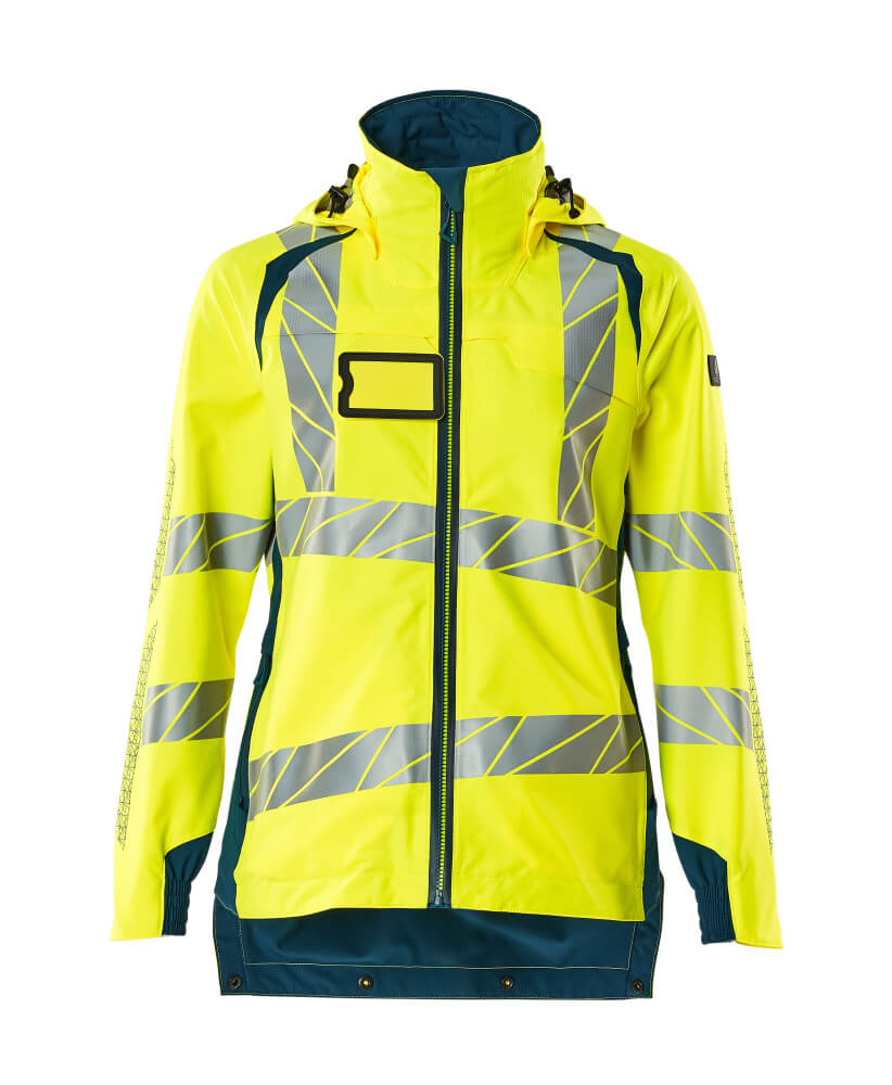MASCOT® ACCELERATE SAFE 19011-449 – Chaqueta con forro exterior - amarillo de alta vis./petróleo oscuro