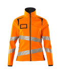 MASCOT® ACCELERATE SAFE 19012-143 – Chaqueta Softshell - naranja de alta vis./azul marino oscuro