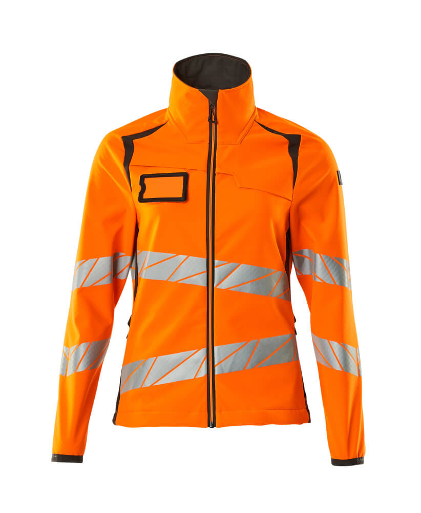 MASCOT® ACCELERATE SAFE 19012-143 – Chaqueta Softshell - naranja de alta vis./antracita oscuro