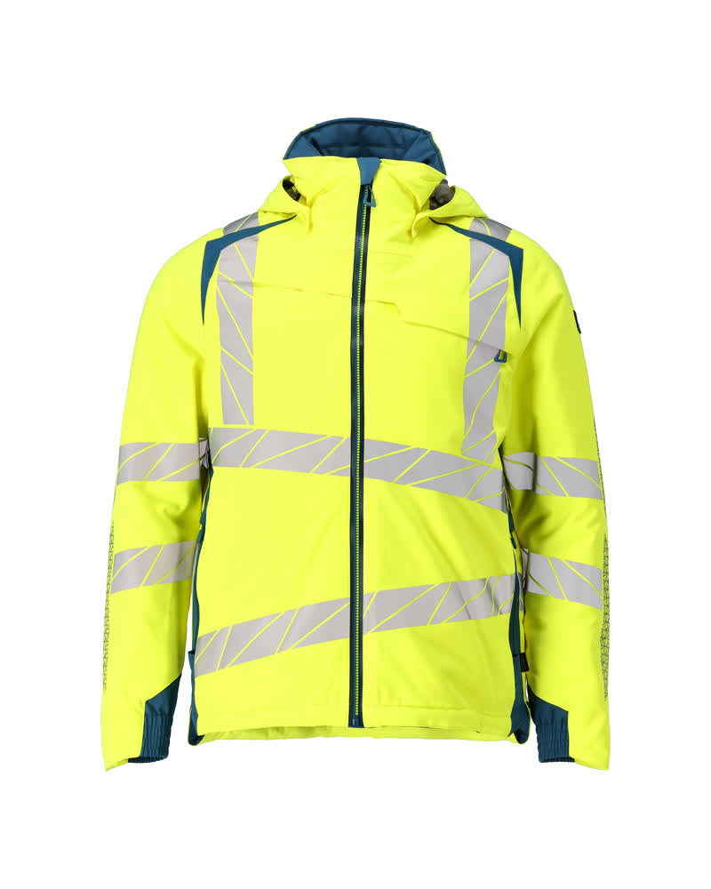 MASCOT® ACCELERATE SAFE 19035-449 – Chaqueta de invierno - amarillo de alta vis./petróleo oscuro
