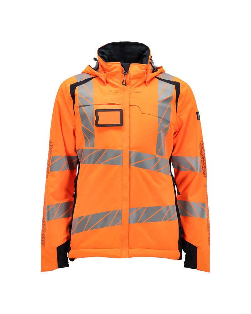 MASCOT® ACCELERATE SAFE 19045-449 – Chaqueta de invierno - naranja de alta vis./azul marino oscuro