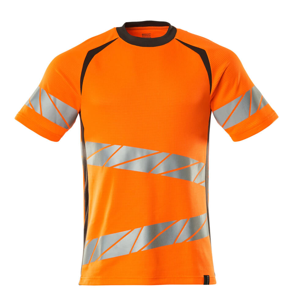 MASCOT® ACCELERATE SAFE 19082-771 – Camiseta - naranja de alta vis./antracita oscuro