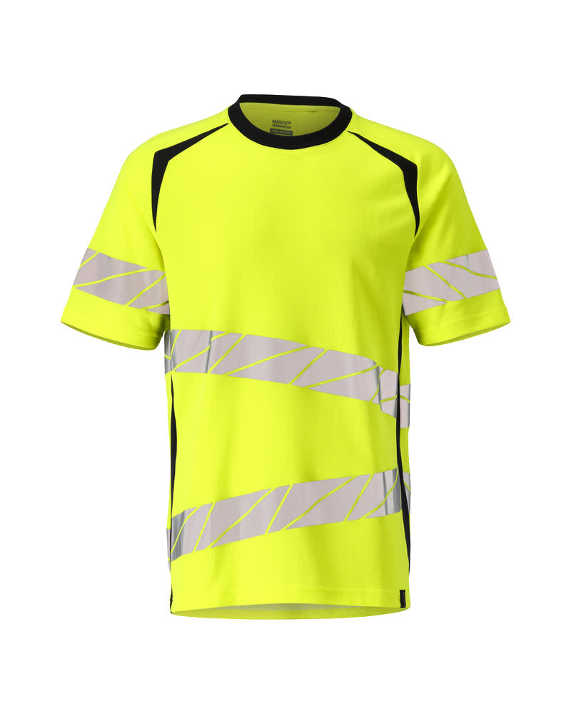 MASCOT® ACCELERATE SAFE 19082-771 – Camiseta - amarillo de alta vis./azul marino oscuro