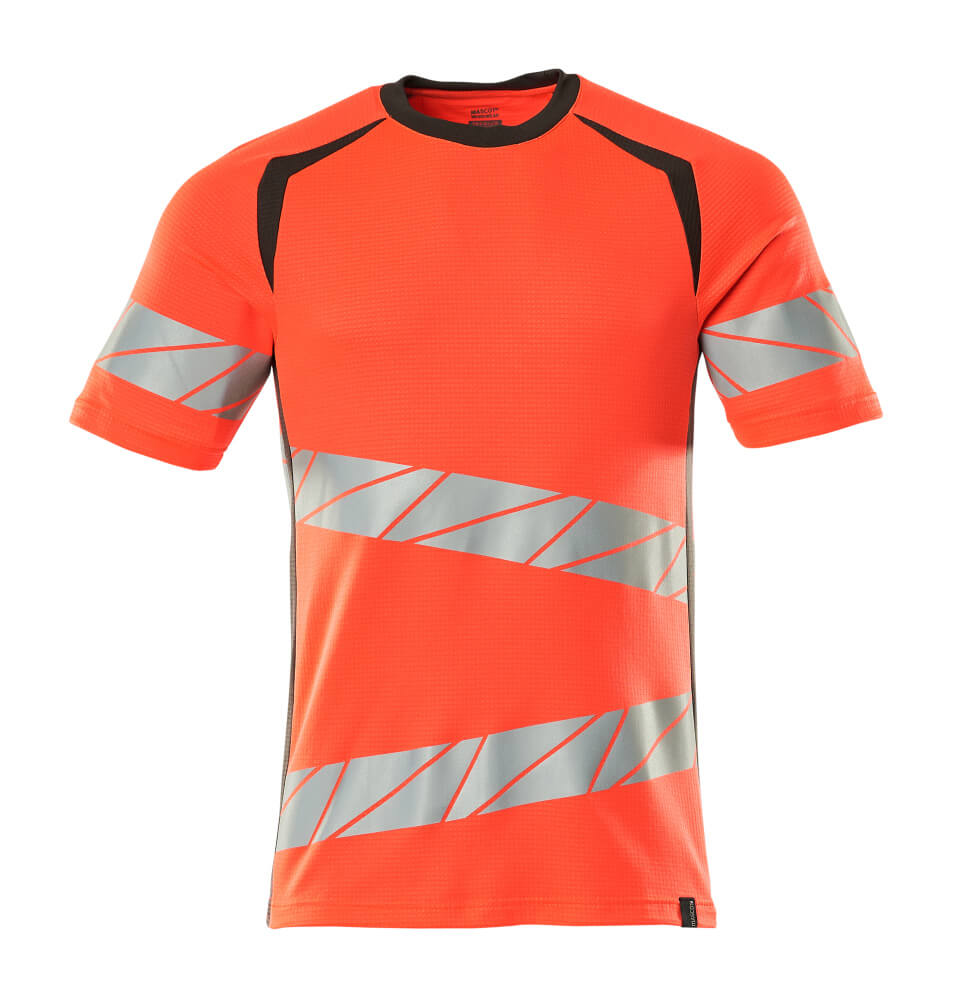 MASCOT® ACCELERATE SAFE 19082-771 – Camiseta - rojo de alta vis./antracita oscuro